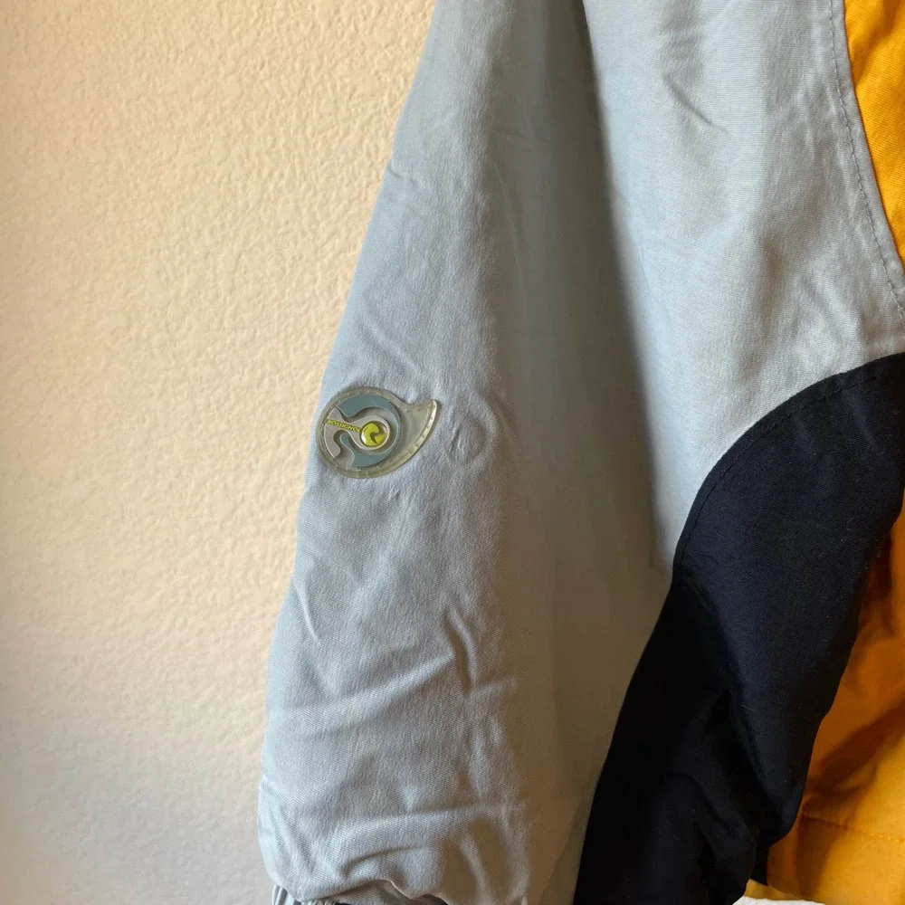 90s Rossignol Ski Snowboard Jacket Mens Size S‎ Yellow Winter Sport Coat